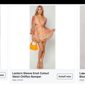 SHEIN ROMPER SIZE M NWT